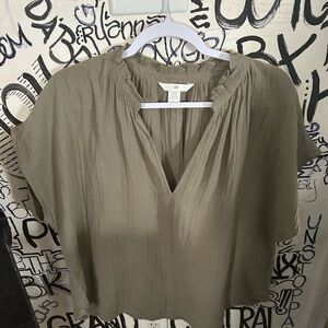 H&M Women's Khaki Blouse
